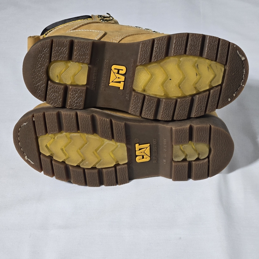 Cat Caterpillar Second Shift Workboots Honey - image 8